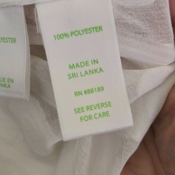 Lilly Pulitzer Natalie Shirtdress Coverup Resort White Poly Crepe Size XXS - Picture 9 of 10
